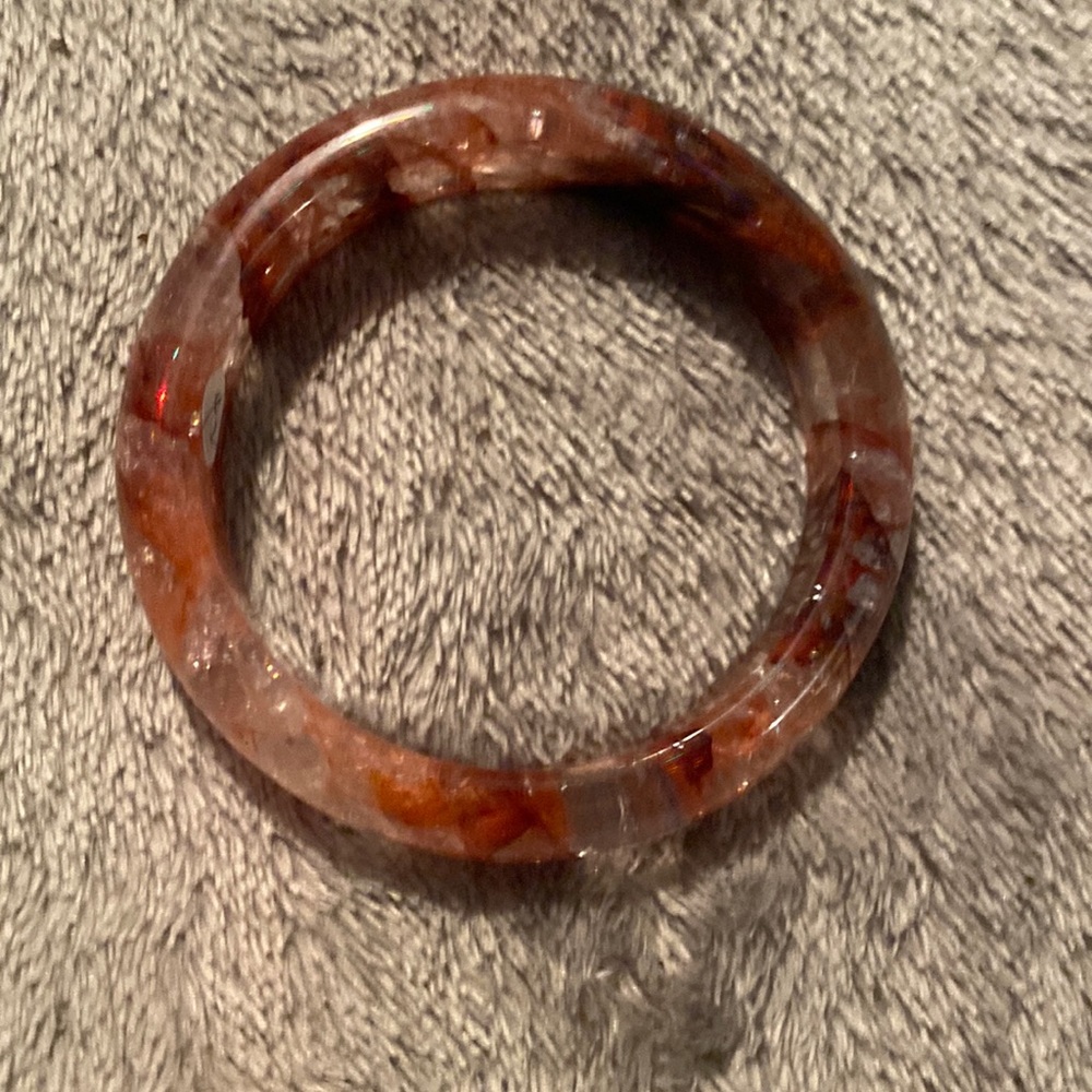 Fire Quarts Bangle For Petite Hands